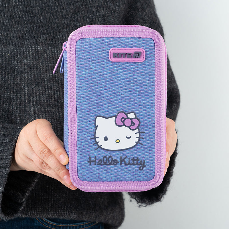 Пенал без наповнення Kite Hello Kitty HK26-623, 2 відділення