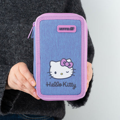 Пенал без наповнення Kite Hello Kitty HK26-623, 2 відділення