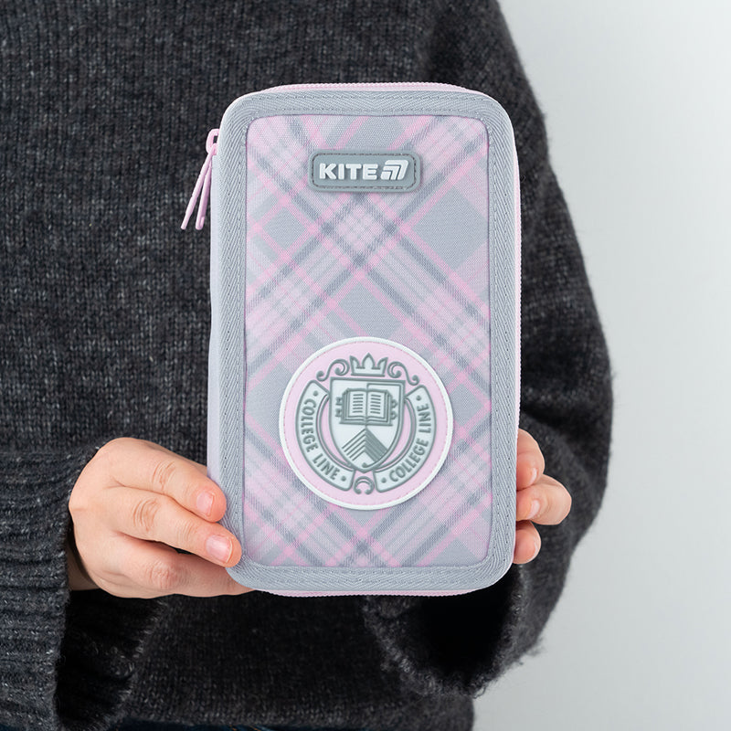 Пенал без наповнення Kite College Line K26-623-1, 2 відділення