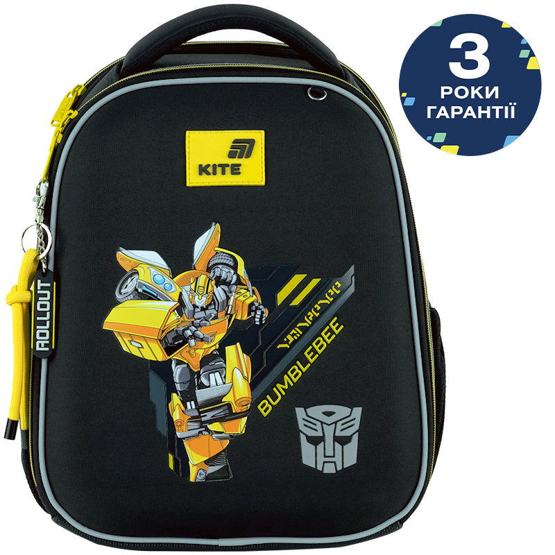 Рюкзак шкільний каркасний Kite Education Transformers TF26-555S