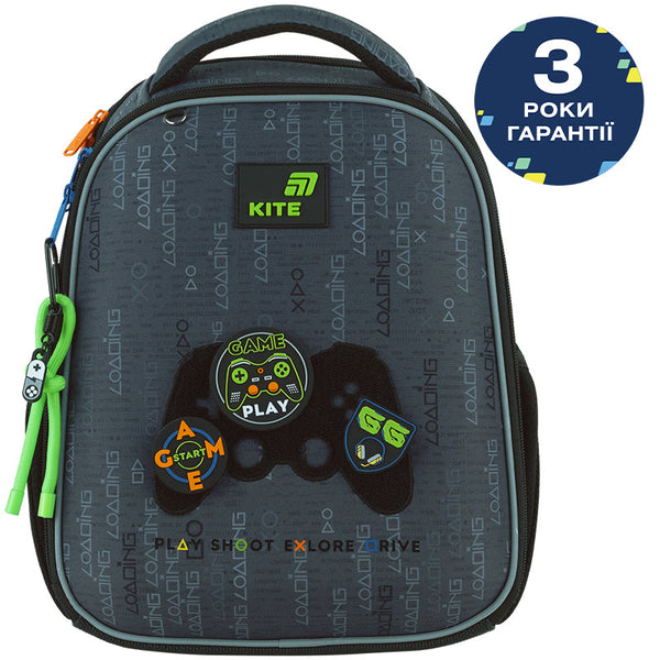 Рюкзак шкільний каркасний Kite Education Good Game K26-555S-5