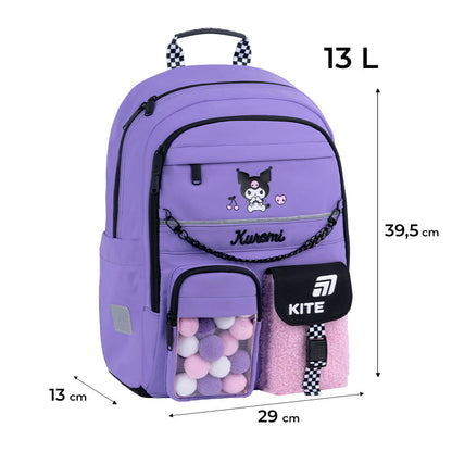 Рюкзак шкільний Kite Education Kuromi HK26-584M