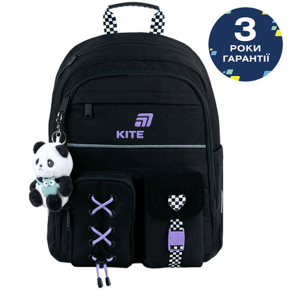 Рюкзак шкільний Kite Education Panda Love K26-584M-2
