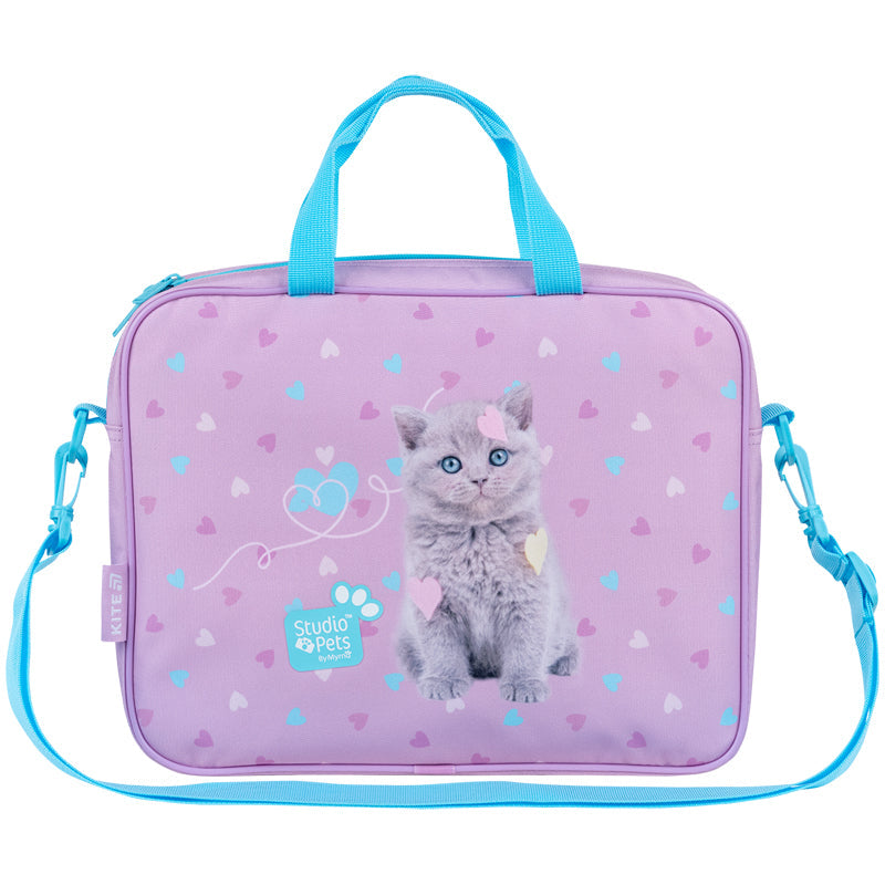 Шкільна текстильна сумка Kite Studio Pets SP26-589