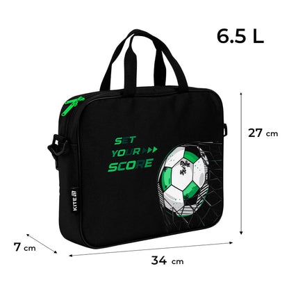 Шкільна текстильна сумка Kite Football K26-589-2