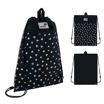Сумка для взуття Kite Black&Silver K26-601M-14