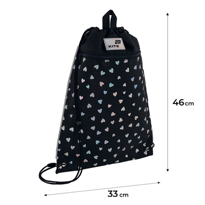 Сумка для взуття Kite Black&Silver K26-601M-14