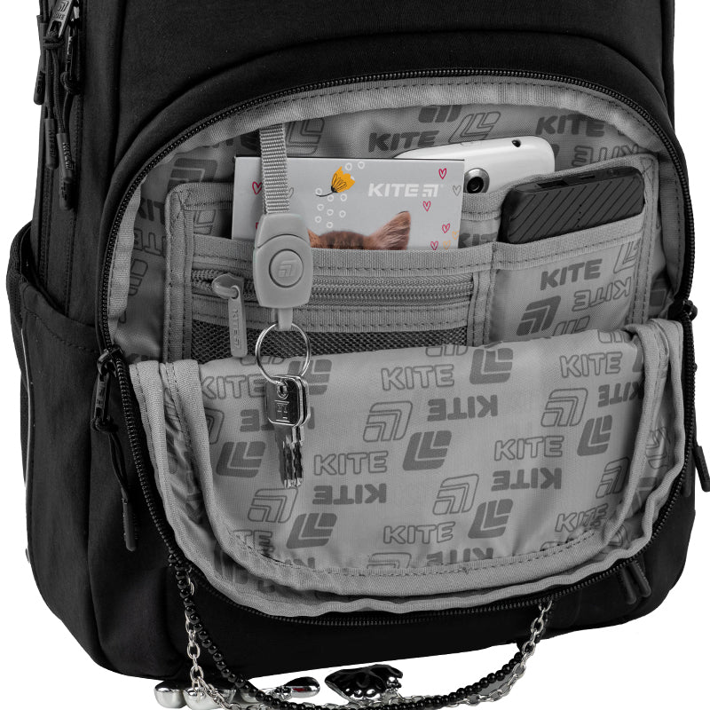 Рюкзак Kite Education teens Black&Charm K26-2578M-1