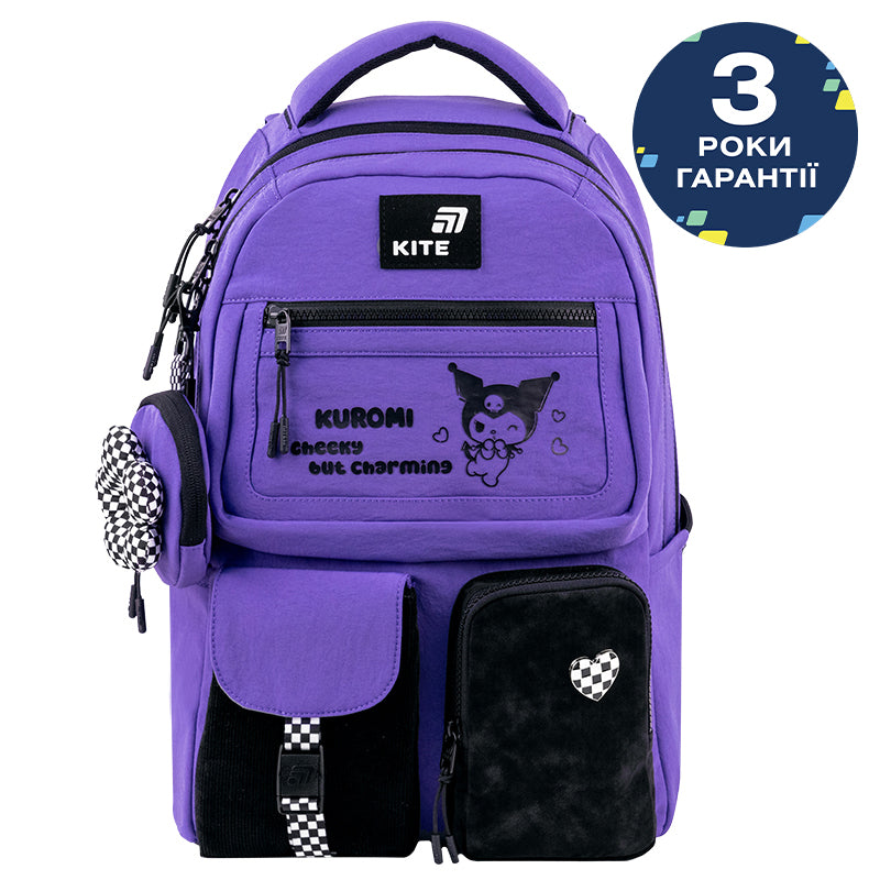 Рюкзак Kite Education teens Kuromi HK26-2587M-1