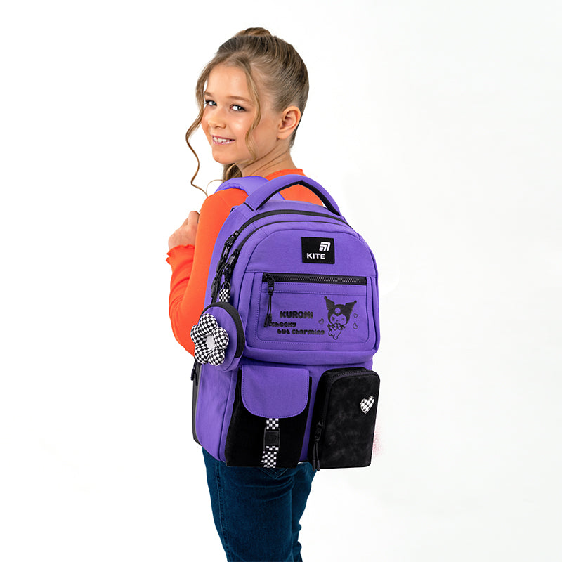 Рюкзак Kite Education teens Kuromi HK26-2587M-1