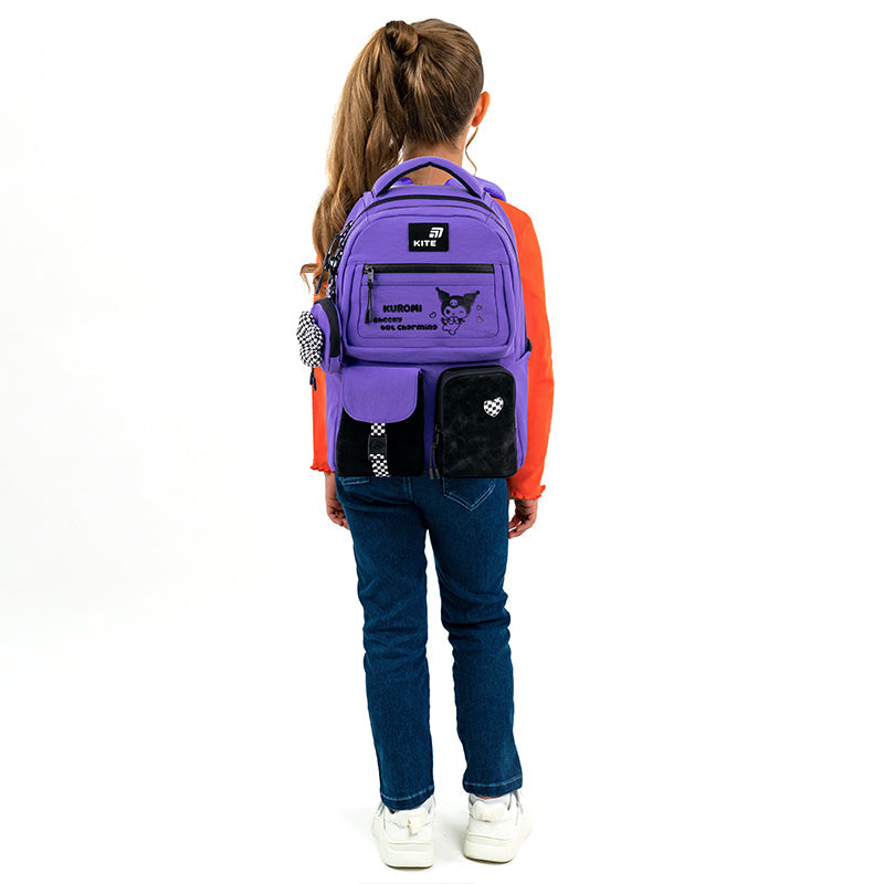 Рюкзак Kite Education teens Kuromi HK26-2587M-1