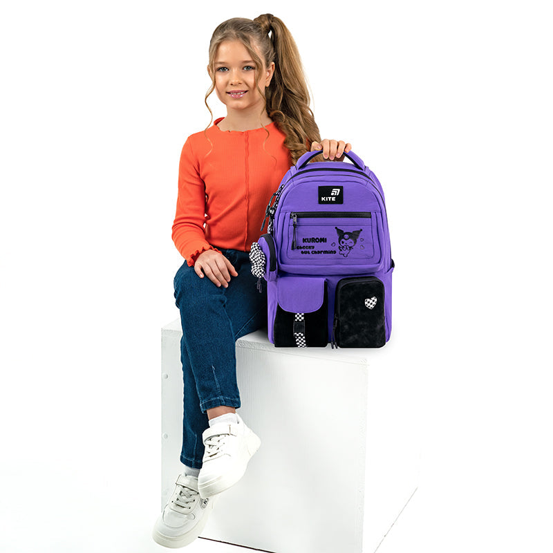 Рюкзак Kite Education teens Kuromi HK26-2587M-1