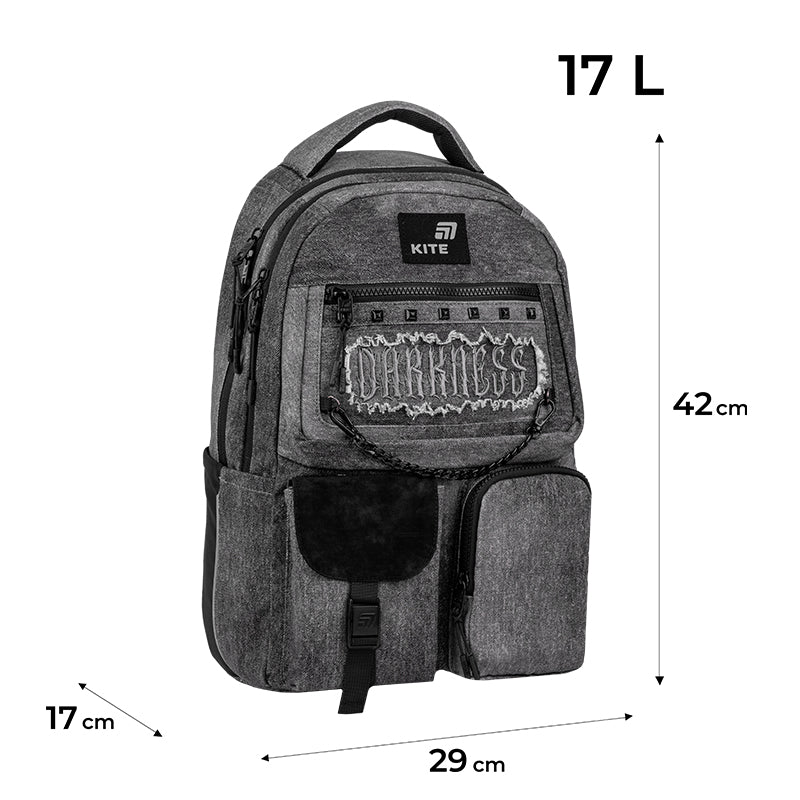 Рюкзак Kite Education teens Darkness K26-2587M-5