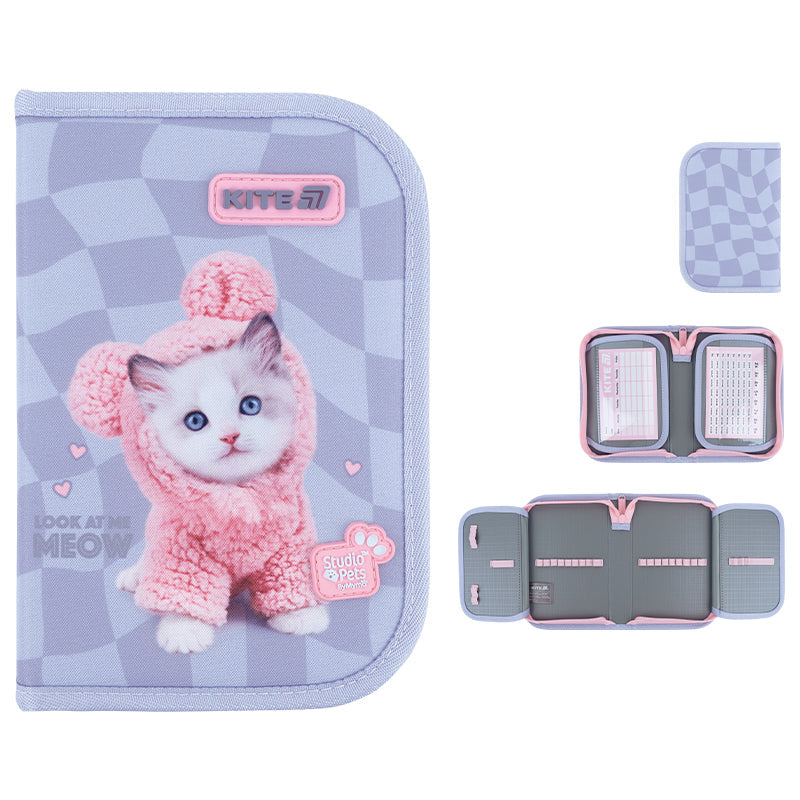 Шкільний набір Kite Education Studio Pets SET_SP26-555S (рюкзак, пенал, сумка)
