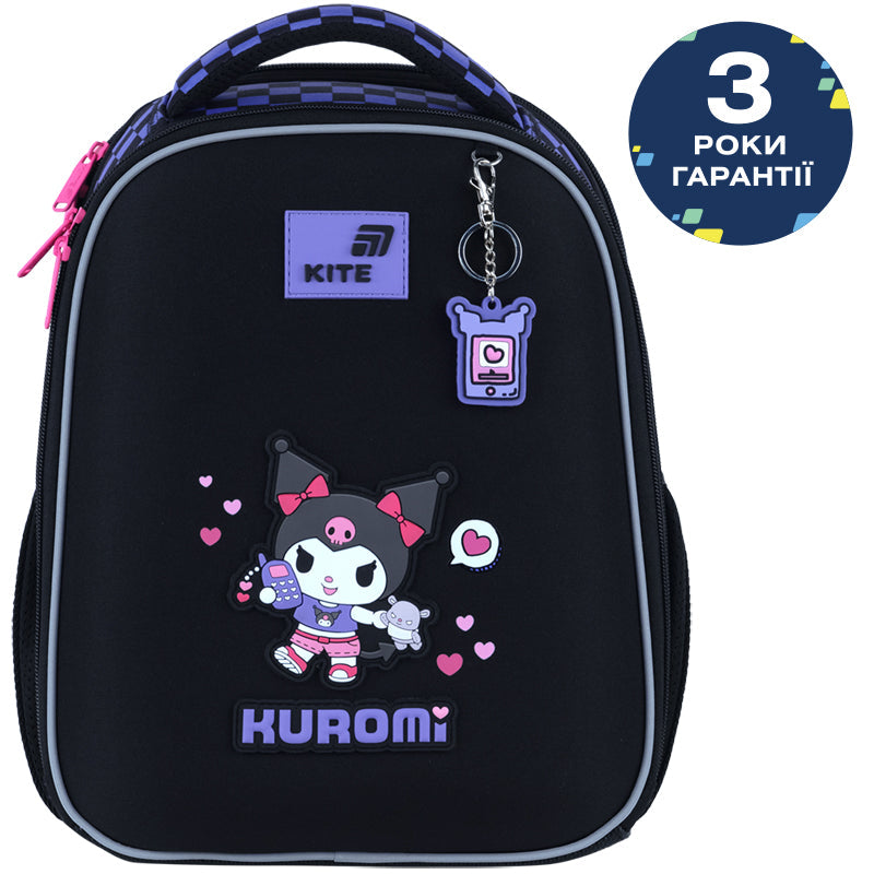 Шкільний набір Kite Education Kuromi SET_HK26-555S-3 (рюкзак, пенал, сумка)
