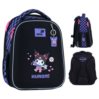 Шкільний набір Kite Education Kuromi SET_HK26-555S-3 (рюкзак, пенал, сумка)