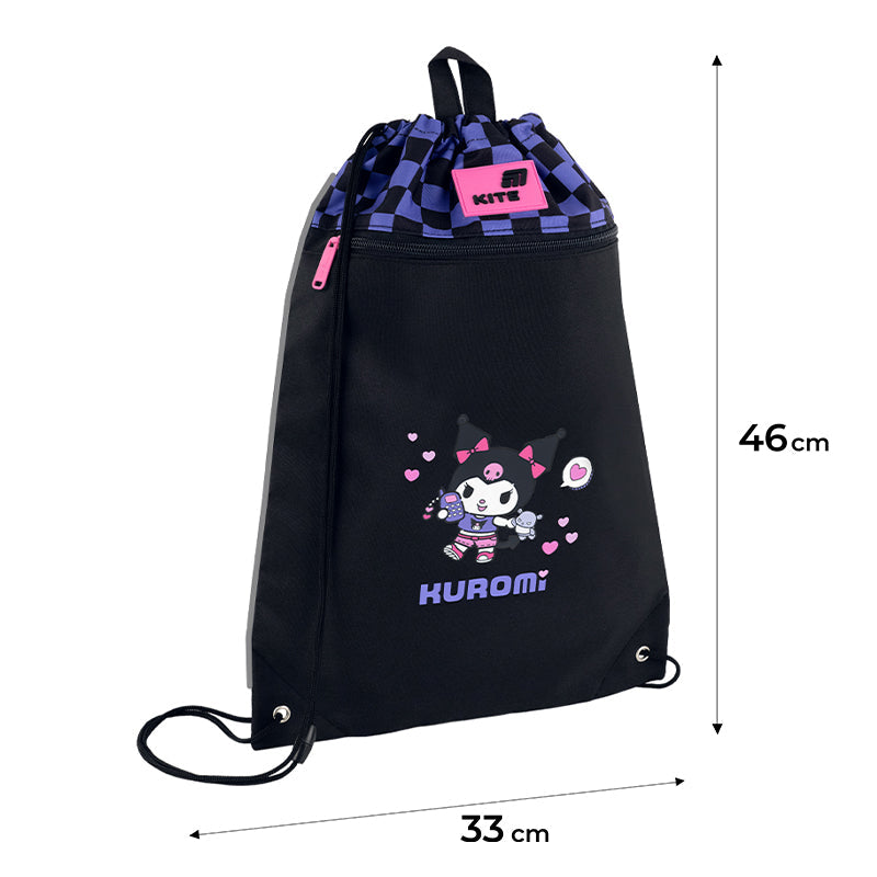 Шкільний набір Kite Education Kuromi SET_HK26-555S-3 (рюкзак, пенал, сумка)