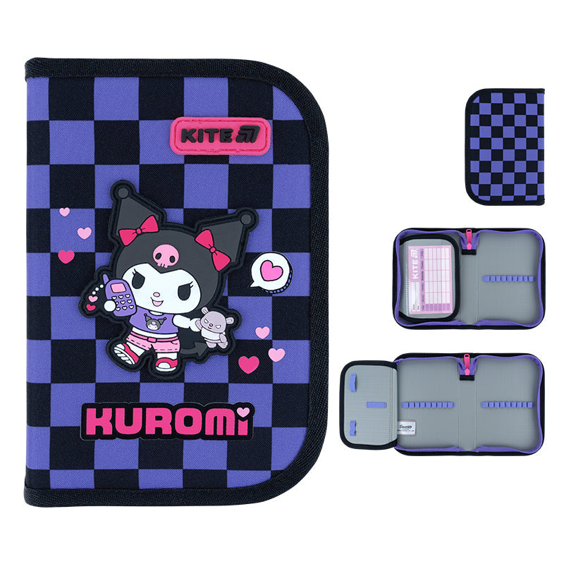 Шкільний набір Kite Education Kuromi SET_HK26-555S-3 (рюкзак, пенал, сумка)