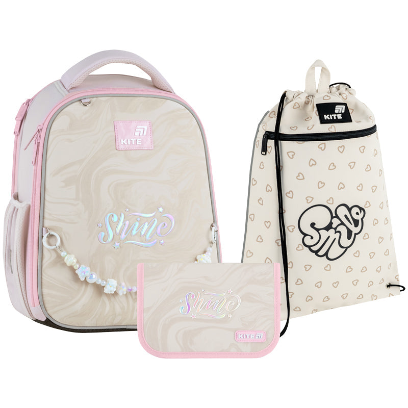 Шкільний набір Kite Education Dazzling SET_K26-555S-2 (рюкзак, пенал, сумка)