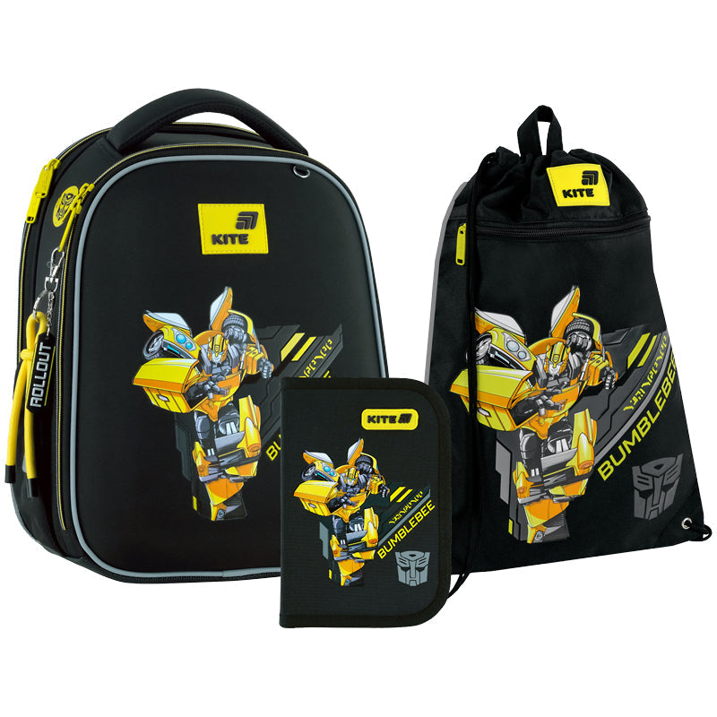 Шкільний набір Kite Education Transformers SET_TF26-555S (рюкзак, пенал, сумка)