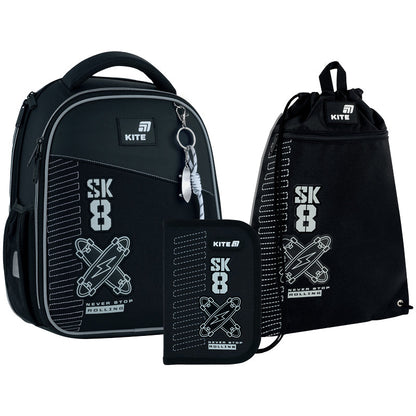 Шкільний набір Kite Education Skate SET_K26-555S-7 (рюкзак, пенал, сумка)