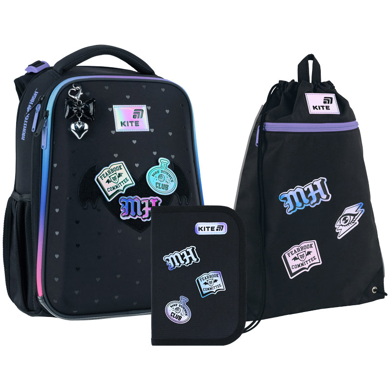 Шкільний набір Kite Education Monster High SET_MH26-531M (рюкзак, пенал, сумка)