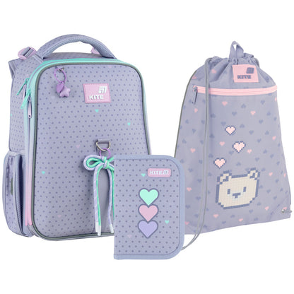 Шкільний набір Kite Education Lovely SET_K26-531M (рюкзак, пенал, сумка)