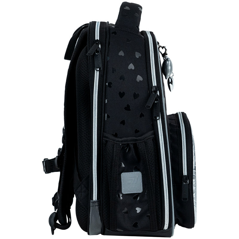 Шкільний набір Kite Education Black&Silver SET_K26-556M-2 (рюкзак, пенал, сумка)