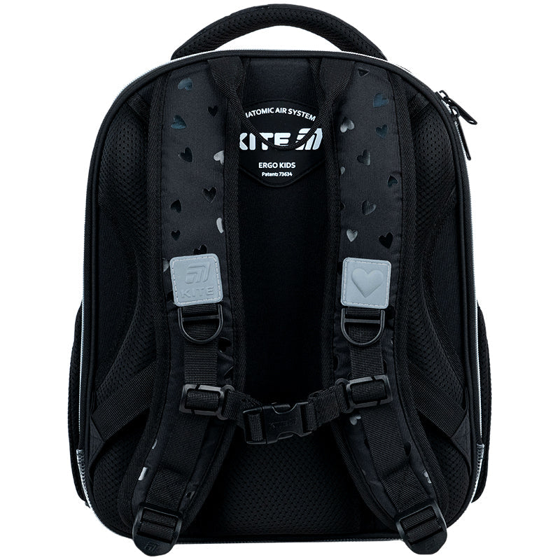 Шкільний набір Kite Education Black&Silver SET_K26-556M-2 (рюкзак, пенал, сумка)