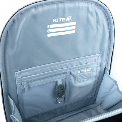 Шкільний набір Kite Education Black&Silver SET_K26-556M-2 (рюкзак, пенал, сумка)