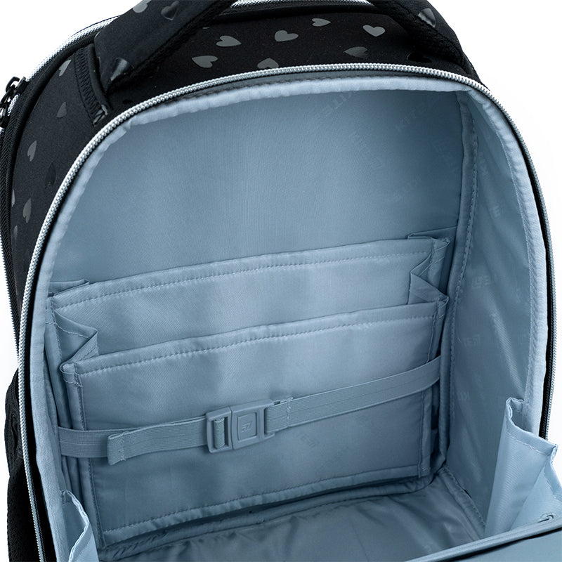 Шкільний набір Kite Education Black&Silver SET_K26-556M-2 (рюкзак, пенал, сумка)