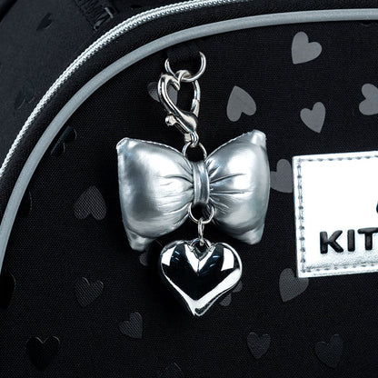 Шкільний набір Kite Education Black&Silver SET_K26-556M-2 (рюкзак, пенал, сумка)