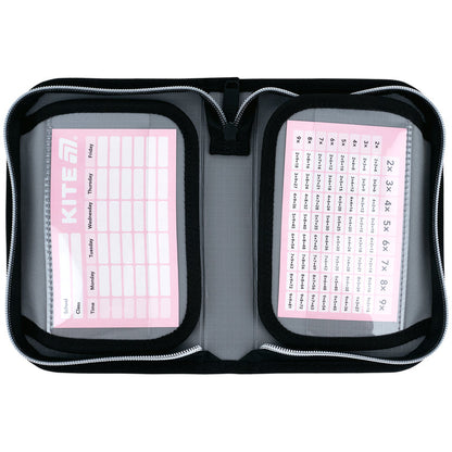 Шкільний набір Kite Education Black&Silver SET_K26-556M-2 (рюкзак, пенал, сумка)