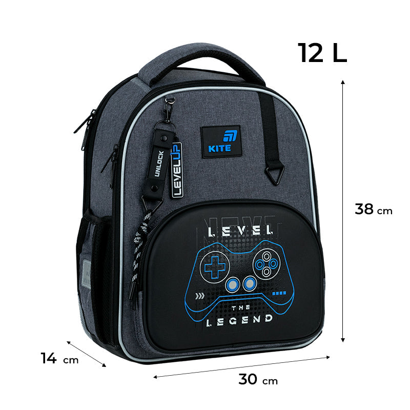 Шкільний набір Kite Education Level UP SET_K26-556M-3 (рюкзак, пенал, сумка)