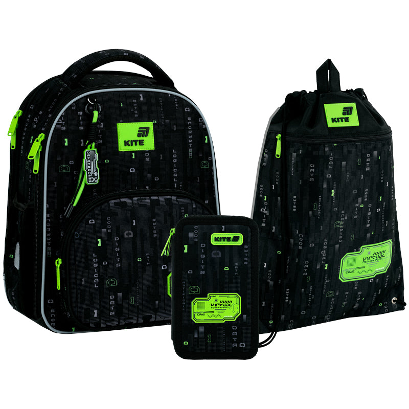 Шкільний набір Kite Education Digital SET_K26-556M-4 (рюкзак, пенал, сумка)