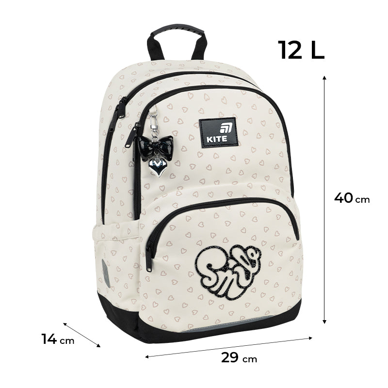 Шкільний набір Kite Education Shimmer&Smile SET_K26-585M-2 (рюкзак, пенал, сумка)