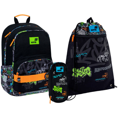 Шкільний набір Kite Education Street Style SET_K26-585M-4 (рюкзак, пенал, сумка)