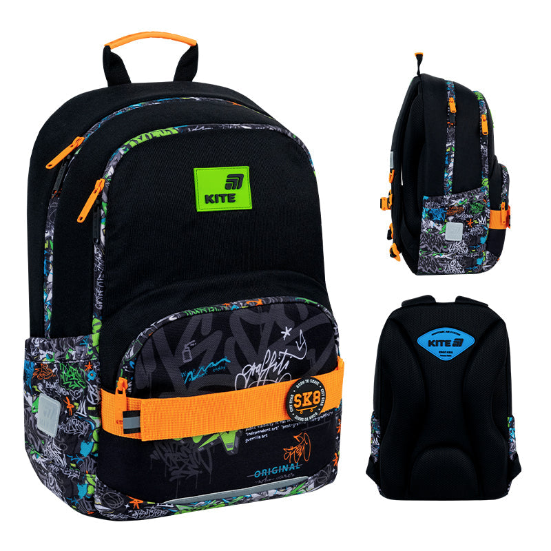 Шкільний набір Kite Education Street Style SET_K26-585M-4 (рюкзак, пенал, сумка)