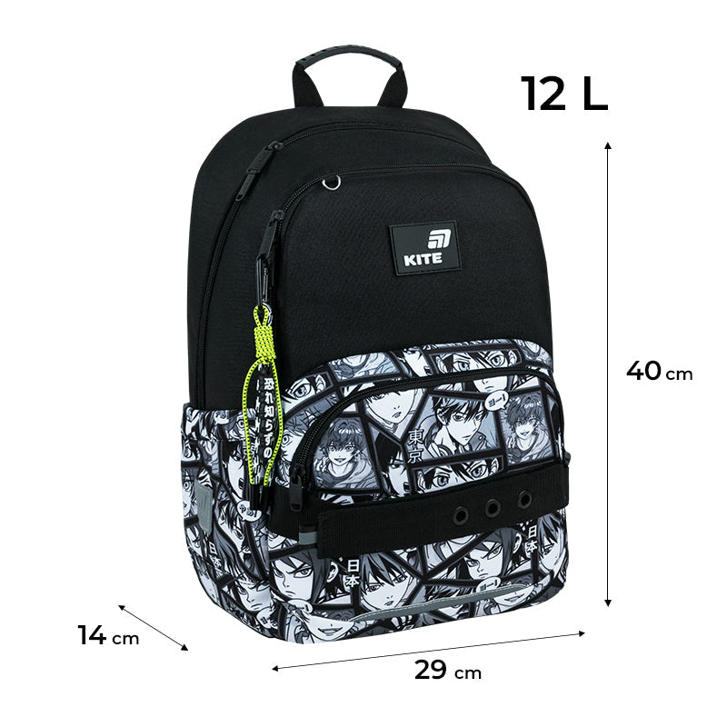 Шкільний набір Kite Education Anime Boy SET_K26-585M-5 (рюкзак, пенал, сумка)
