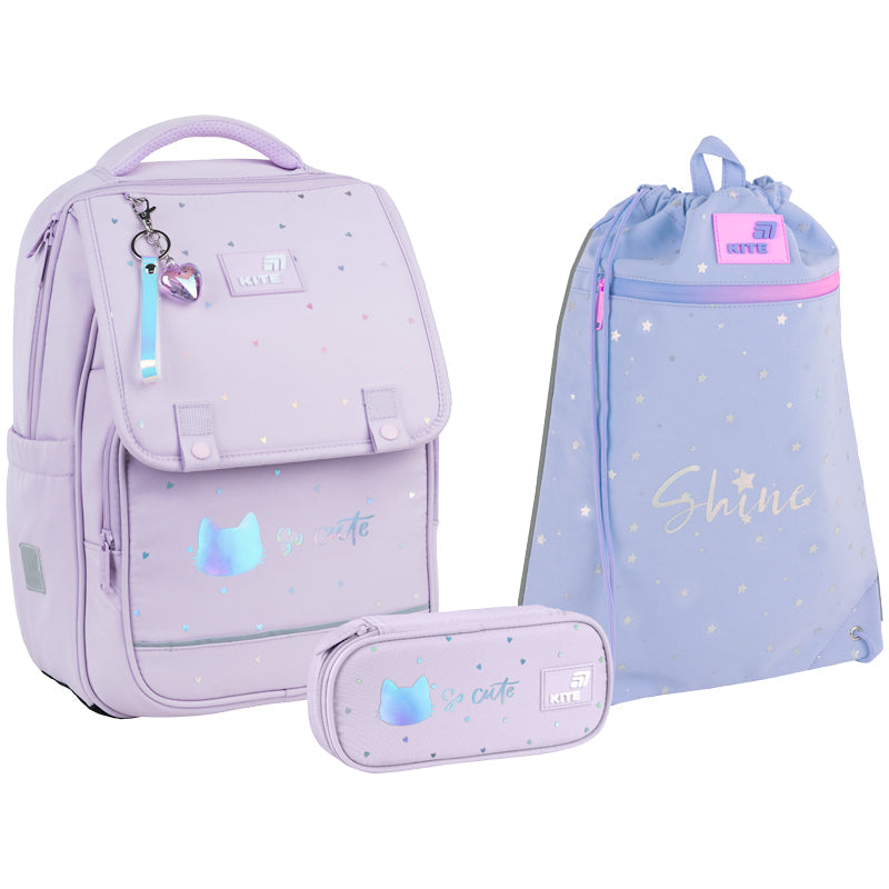 Шкільний набір Kite Education So Cute SET_K26-772M-1 (рюкзак, пенал, сумка)