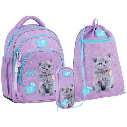 Шкільний набір Kite Education Studio Pets SET_SP26-763S (рюкзак, пенал, сумка)