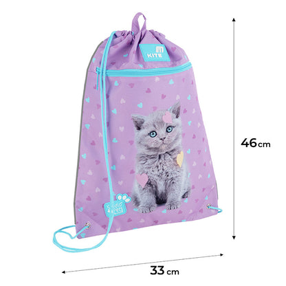 Шкільний набір Kite Education Studio Pets SET_SP26-763S (рюкзак, пенал, сумка)