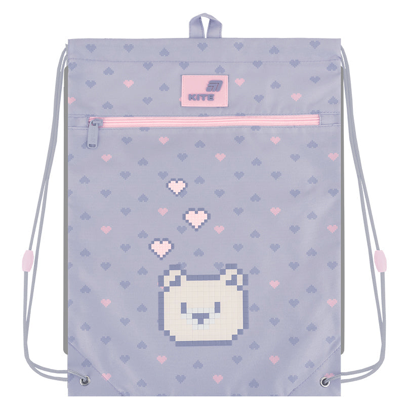 Шкільний набір Kite Education Pixel Love SET_K26-763S-1 (рюкзак, пенал, сумка)