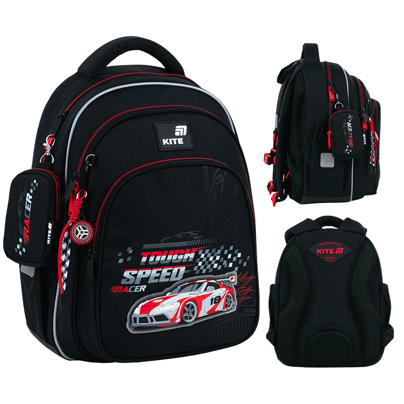 Шкільний набір Kite Education Speed Racer SET_K26-763S-2 (рюкзак, пенал, сумка)