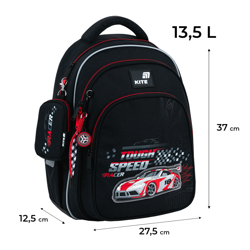 Шкільний набір Kite Education Speed Racer SET_K26-763S-2 (рюкзак, пенал, сумка)