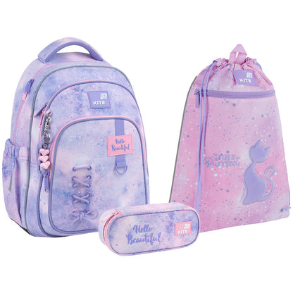 Шкільний набір Kite Education Fancy SET_K26-763M-1 (рюкзак, пенал, сумка)