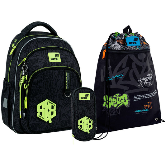 Шкільний набір Kite Education SK8 SET_K26-763M-3 (рюкзак, пенал, сумка)