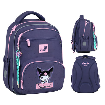 Шкільний набір Kite Education Kuromi SET_HK26-773M (рюкзак, пенал, сумка)