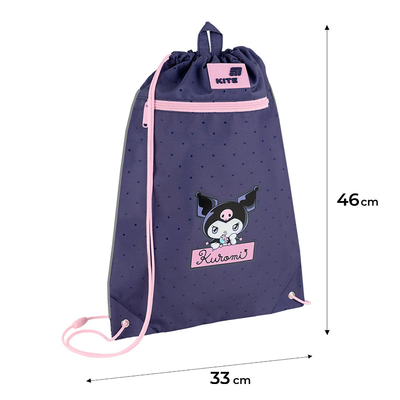 Шкільний набір Kite Education Kuromi SET_HK26-773M (рюкзак, пенал, сумка)