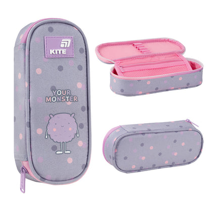 Шкільний набір Kite Education Cute Monster SET_K26-773M-3 (рюкзак, пенал, сумка)